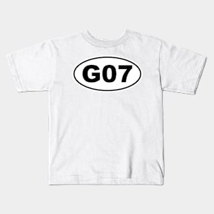 G07 Chassis Code Marathon Style Kids T-Shirt